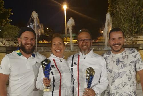 Bonheur des danseurs et des coachs à Alès  - Elric, Laure, Christian et Sylvain